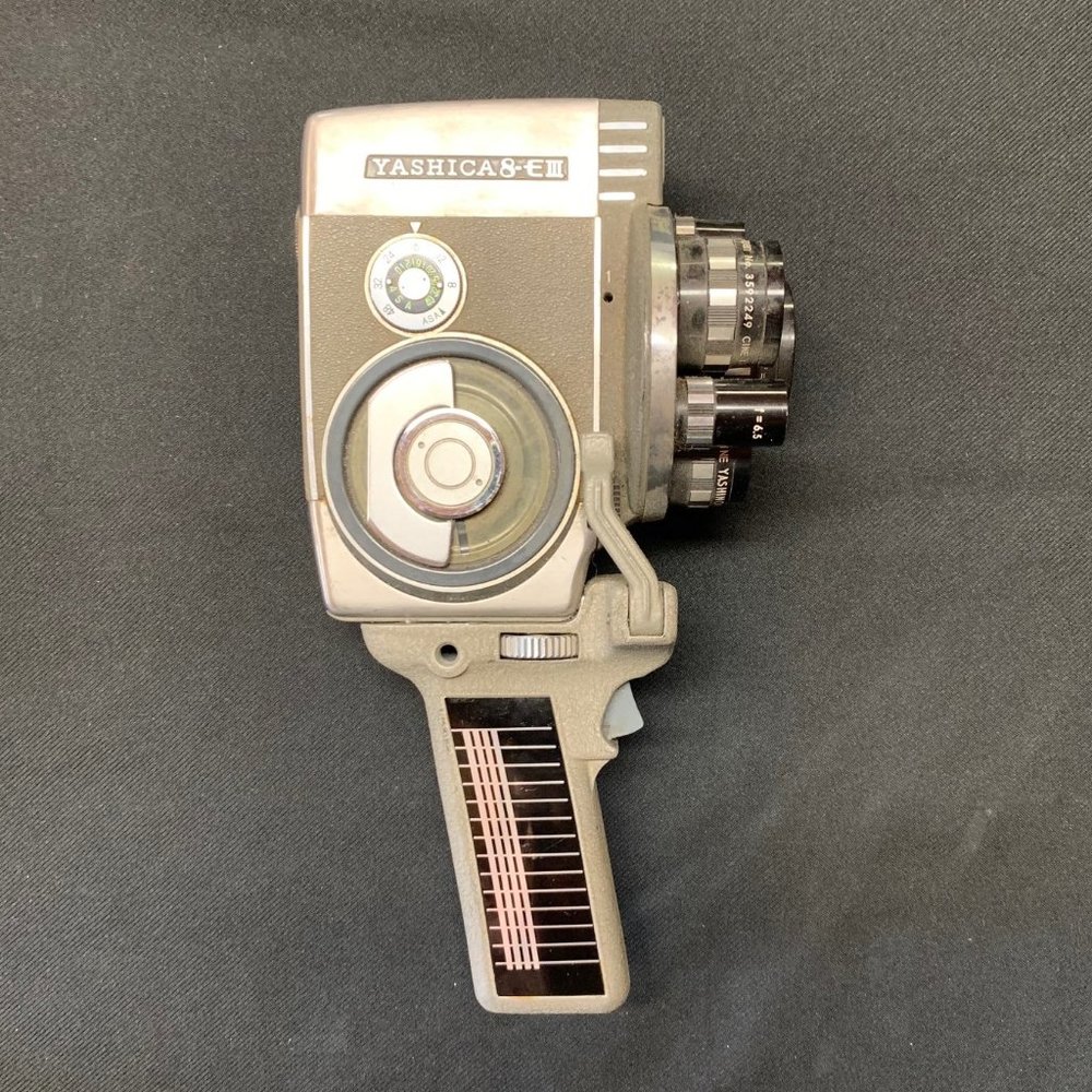 Yashica 8 EIII 8mm Movie Camera 6 Lens with Handle non-working
